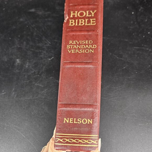 Vint 1952 Holy Bible Revised Standard Version Hard Cover Christian Book Nelson - Picture 9 of 14
